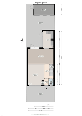 Floorplan - Maluslaan 27, 9741 LK Groningen